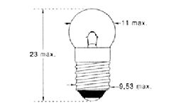 AMPOULE 24V 125MA E10