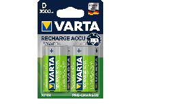 BATTERIE 1,2V 3A R20 NIMH VARTA L'UNITE