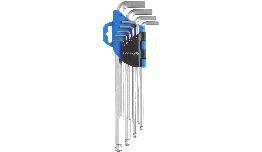 CLE ALLEN JEU CLES  ACIER CHROME-VANADIUM LONGUE 9PC
