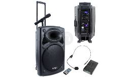 SONO PORTABLE IBIZA 15UHF-BT 220V - 12V 450W RMS 