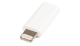 ADAPTATEUR USB LIGHTNING MALE - MICRO USB B FEMELLE BLANC