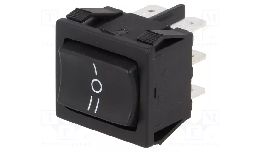 INTERRUPTEUR A BASCULE BIPOLAIRE ON-OFF-ON 250V 10A  6 POLES