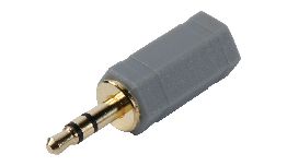 ADAPTATEUR JACK 3,5 MALE-2,5 FEMELLE OR BANDRIGE
