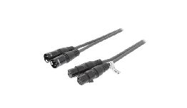 CORDON XLR MALE XLR FEMELLE  DOUBLE 1.5 M