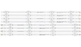 BARRE DE LEDS RETROECLAIRAGE HISENSE 50E7HQ  (50 pouces KIT DE 4 BARRES)