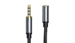 CORDON JACK 4P 3,5MM MALE - 3,5MM FEMELLE 5M
