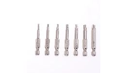 JEU DE 7 EMBOUTS TORX CREUX 5 PANS