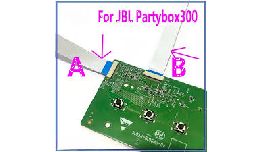 NAPPE POUR JBL PARTYBOX 300 ( CARTE BOUTONS - 2 NAPPES)