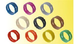 BAGUE DE CODAGE BLEUE POUR  FICHE XLR NEUTRIK DROIT