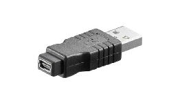 [AIAL50969] ADAPTATEUR USB MALE 1.1-MINI USB FEMELLE 5 PINS