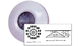[DVSOF604A] DETECTEUR DE MOUVEMENT PIR POUR PLAFOND 360° 8.2V A 16V