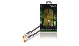 [CDFH12I] CORDON ANTENNE F MALE - F MALE  2 M NOIR
