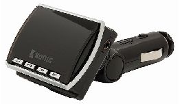 [DVCSFM100BL] TRANSMETTEUR FM AUTO AVEC TELECOMMANDE KONIG