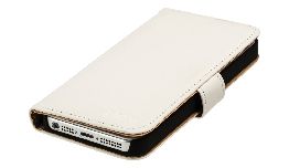 [AC655WH] ETUI PORTEFEUILLE POUR IPHONE 6 PLUS BLANC 
