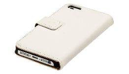 [ACALS5WH] ETUI PORTEFEUILLE POUR GALAXY S5 BLANC