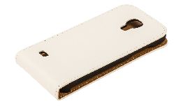 [ACALS4MWH] ETUI A RABAT POUR GALAXY S4 MINI BLANC