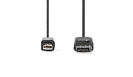 [CDVLMP37400] CORDON DISPLAYPORT MALE- MINI DISPLAYPORT MALE 2M