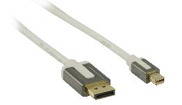 [CDPROM411] CORDON DISPLAYPORT MALE- MINI DISPLAYPORT MALE 1M PROFIGOLD