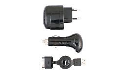 [ACM85701] CHARGEUR MAISON - AUTO POUR TELEPHONE IPHONE 3-3GS-4-4S