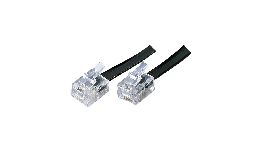 [CDBT190] CABLE RJ12 MALE - RJ12 MALE 6P6C 3M BT-190 NOIR