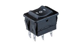 [INAEH8670] INTERRUPTEUR A BASCULE BIPOLAIRE ON-OFF-ON 250V 10A  6 POLES