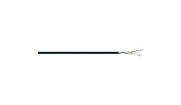 [CDFIE3202] CABLE MICRO BLINDE 2 X 0,09MM  NOIR