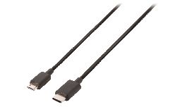 [CDVLCP60750] CORDON USB C 2.0 MALE - MICRO USB B  MALE 1 M 
