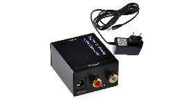 [ACKEBI] CONVERTISSEUR AUDIO OPTIQUE-COAXIAL VERS RCA STEREO
