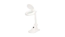 [LALAMP3W] LAMPE LOUPE DE TABLE BLANC 