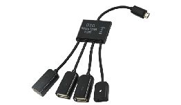 [AIVONETS3] HUB MICRO USB VERS 3 X USB OTG