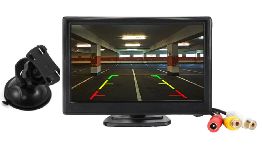 [DVBYNCG] ECRAN COULEUR 5 '' AVEC SUPPORT VENTOUSE POUR CAMERA DE RECUL
