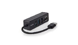 [AIBU34] HUB  USB 3.2 ALIMENTE PAR PORT USB  5 GBPS  SD   MICROSD 3X USB A