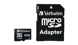 [DVTFHC4] CARTE MEMOIRE MICRO SD 8GB CLASSE10 + ADAPTATEUR