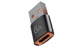 [ACUSBCF6] ADAPTATEUR USB C FEMELLE  - USB MALE - OTG CHARGE RAPIDE 10A MAX