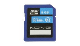 [DVSDHC4] CARTE MEMOIRE SDHC 8GB CLASSE10
