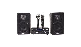 [DVKARA] ENSEMBLE KARAOKE  2 X 75W AVEC BLUETOOTH   CHANGEUR DE VOIX
