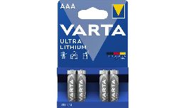 [BALRA] PILE AAA LITHIUM VARTA 4ER BLISTER