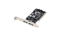 [AIPCI301] CARTE PCI SATA 2PORTS INTERNE-2PORTS EXTERNE
