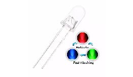 LED RVB MULTICOLORE 3MM CLIGNOTANTE