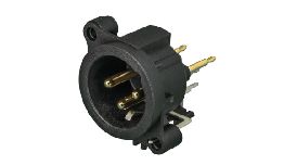 [ACXNC3MAC] EMBASE CHASSIS XLR MALE 3P OR NEUTRIK DROIT