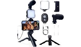 [ACAY49] TREPIED DE TABLE POUR SMARTPHONE AVEC TELECOMMANDE BLUETOOTH (KIT)