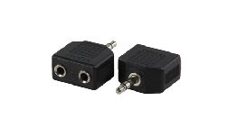 [ACAC012] ADAPTATEUR JACK 3.5MALE-2X3.5 STEREO FEMELLE