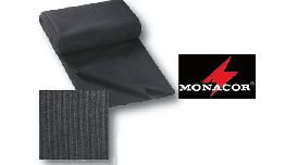 [DV10SW] TISSU NOIR POUR FACADE ENCEINTE 140X75CM