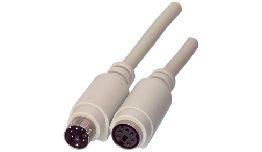 [CDCABLE132] RALLONGE CLAVIER PS2 MALE-PS2 FEMELLE 5M