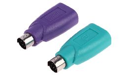 [AIEC196] ADAPATATEUR USB FEMELLE-PS2 MALE( CLAVIER+SOURIS)