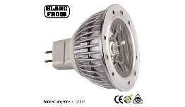 [LA300MR] LAMPE 1 LED MR16 3W 6V-17V BLANC FROID
