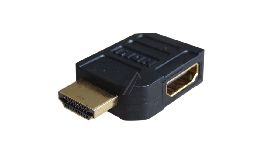 [AC76813] ADAPTATEUR HDMI MALE-HDMI FEMELLE COUDE 90°