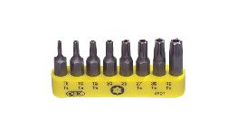 JEU DE 8 EMBOUTS TORX PERCE CK