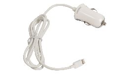 CHARGEUR ALLUME CIGARE 2.4A AVEC CABLE LIGHTNING 1M