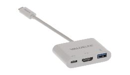 ADAPTATEUR USB C MALE-USB A FEMELLE-USB C FEM- SORTIE HDMI 